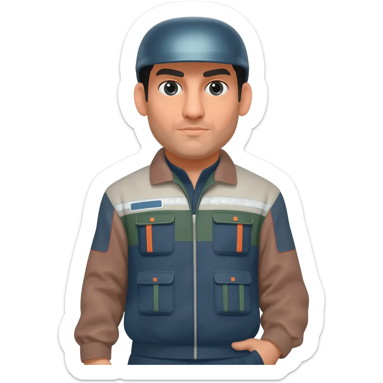 Middle eastern truck driver sticker