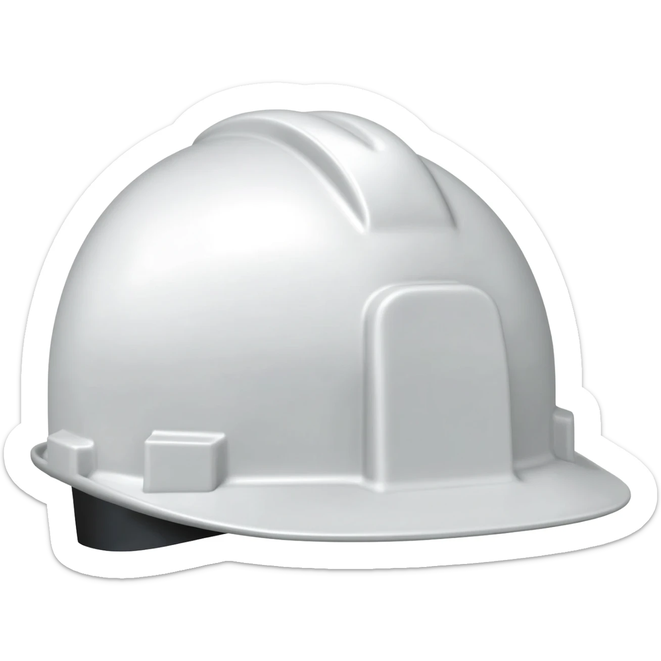 Casco blanco de ingeniero sticker