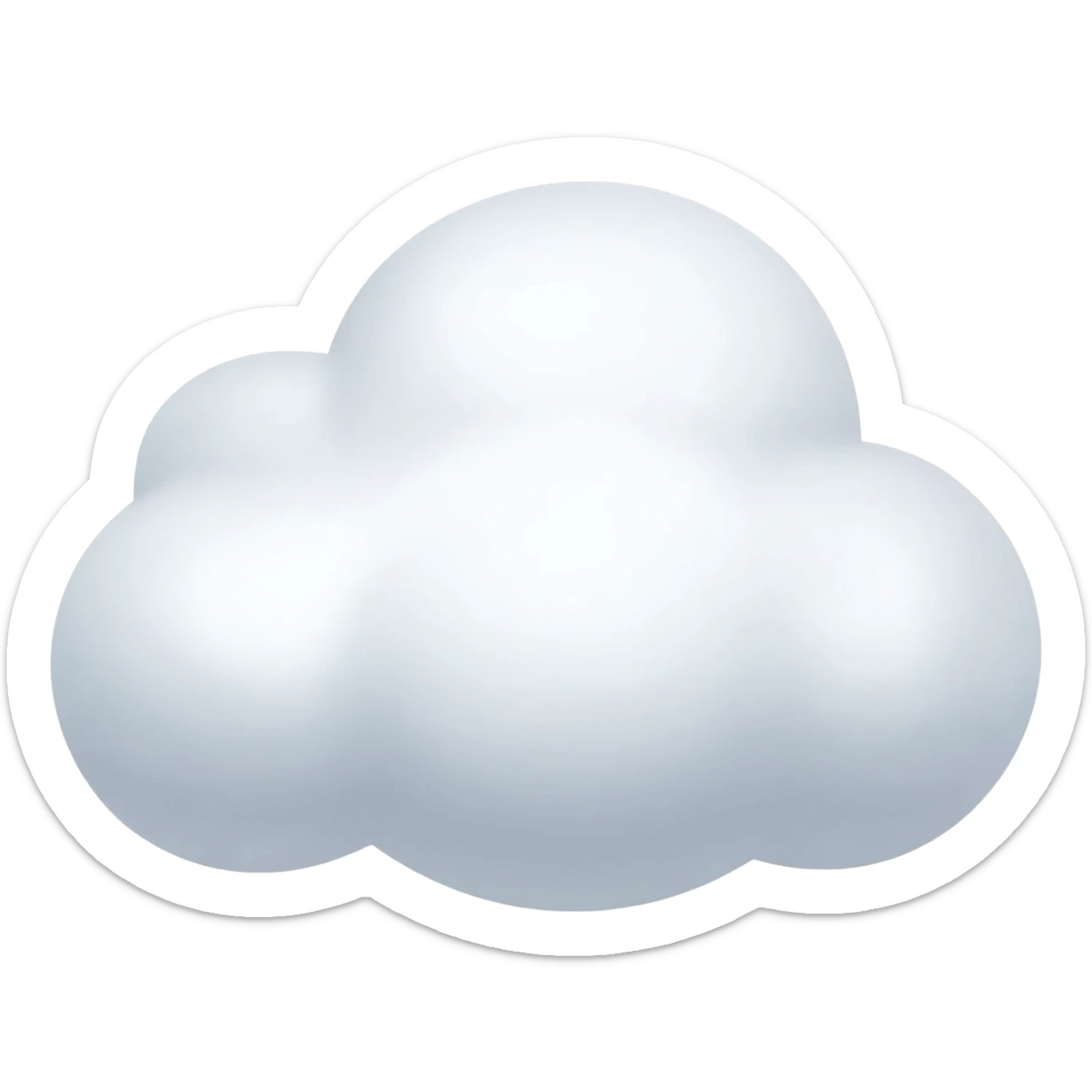 cloud sticker