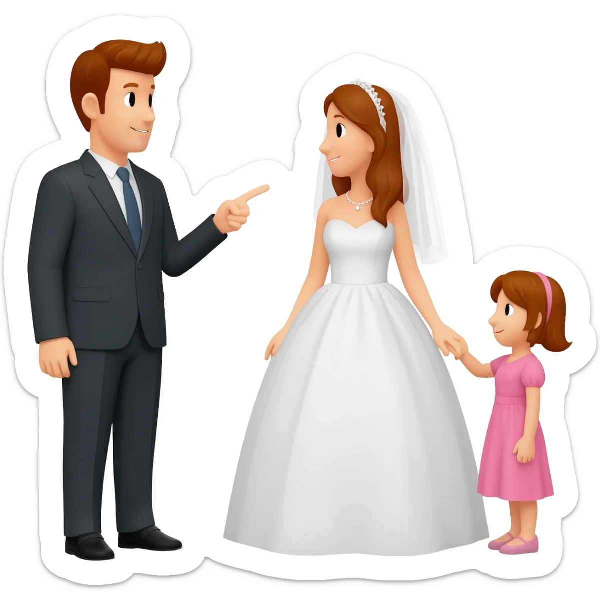 Familial Pressuring two people to get Marry sticker