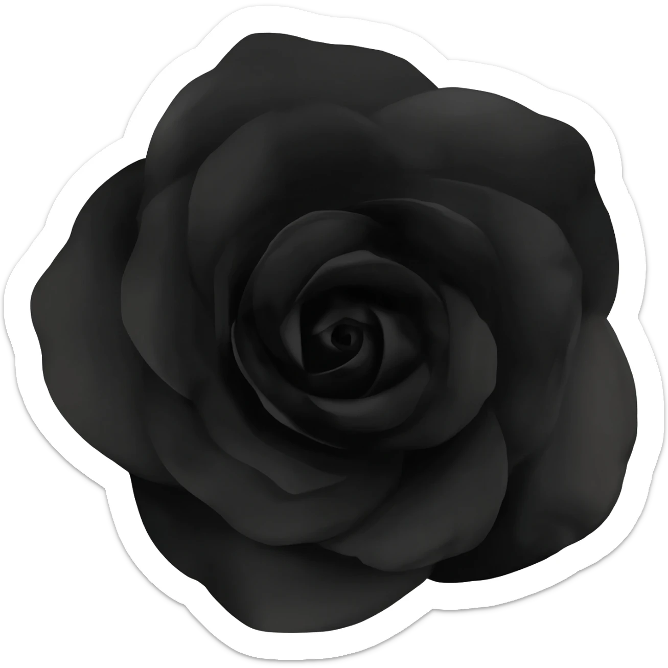 Rosa negra sticker