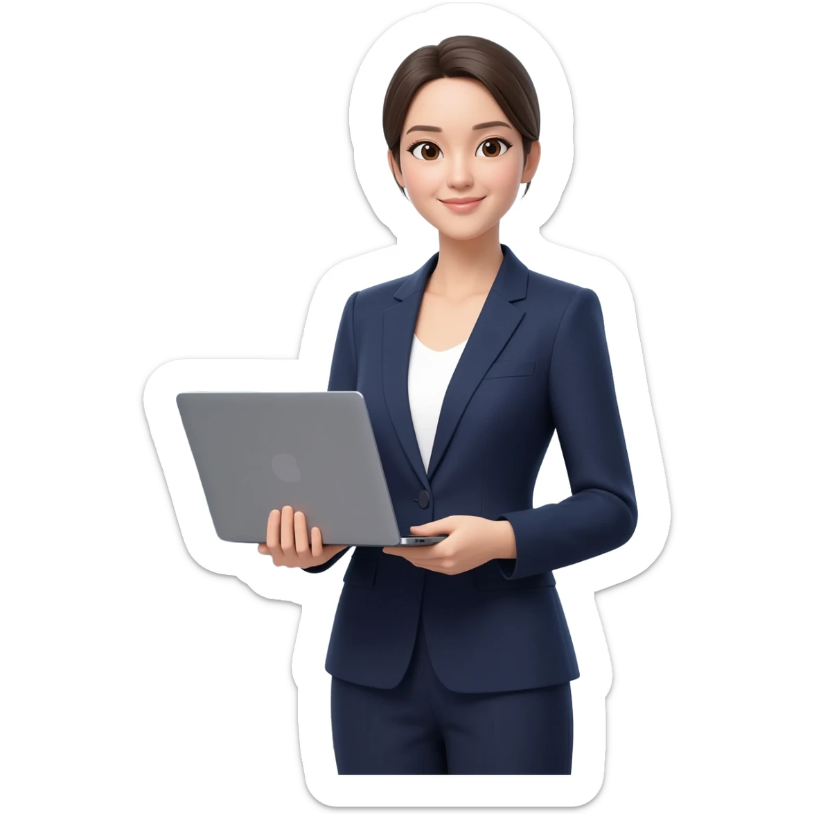 Business woman sticker