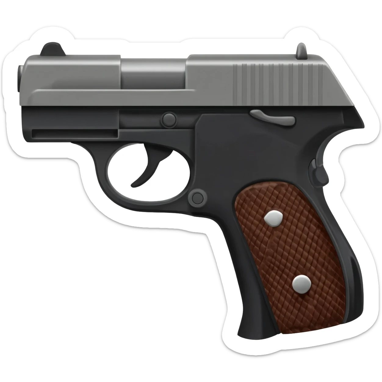 pistol sticker