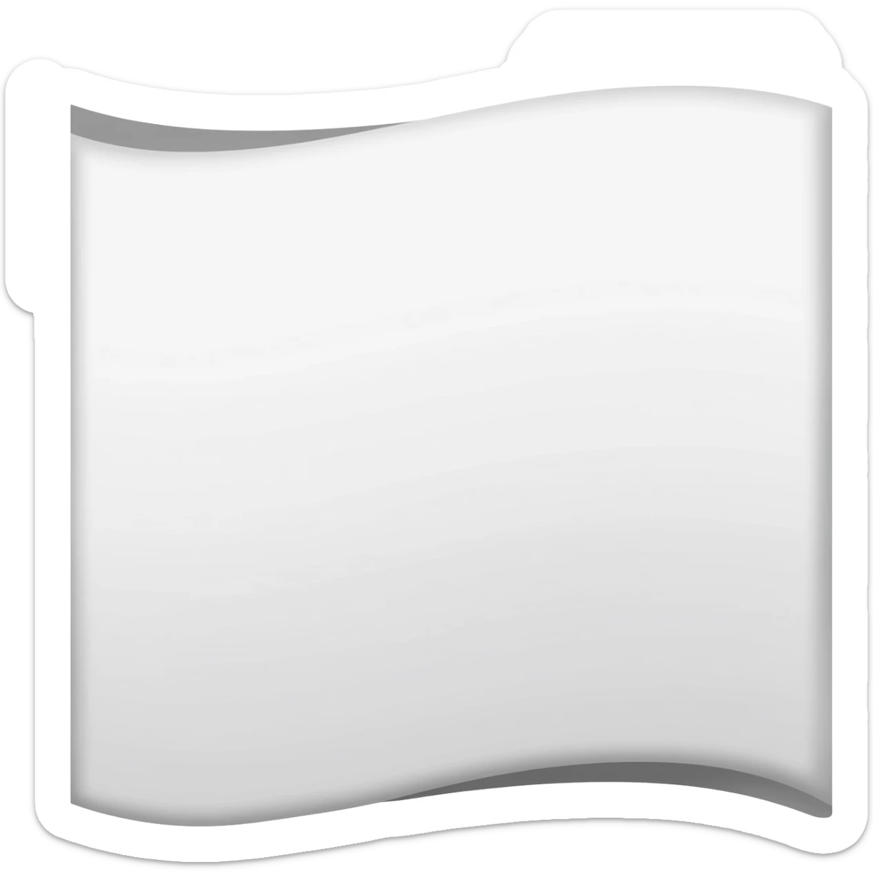 paper page shinning sticker