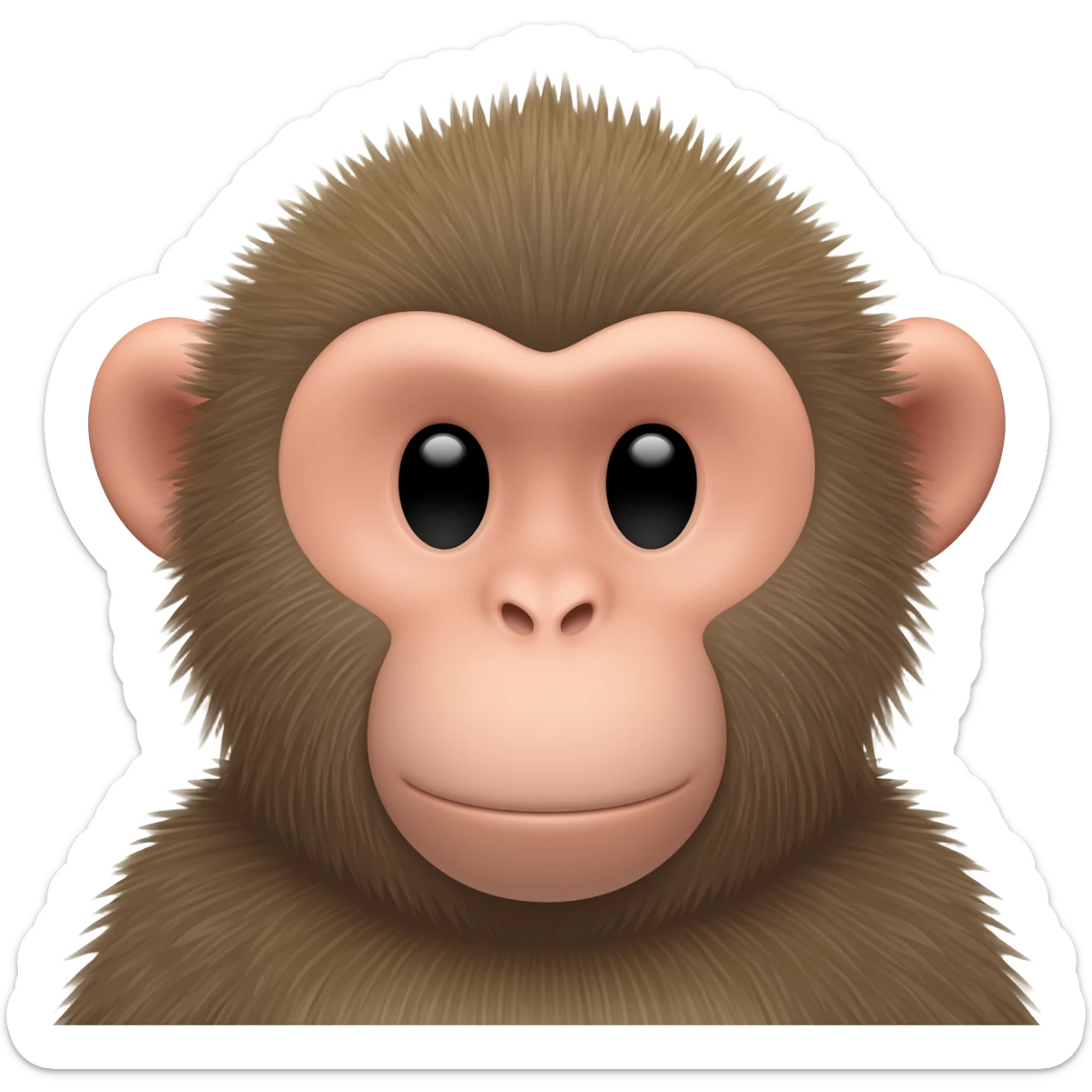 Japan monkey sticker