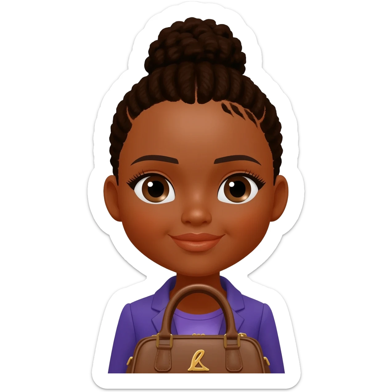 Gonemili Grace mode avec sac a main sticker