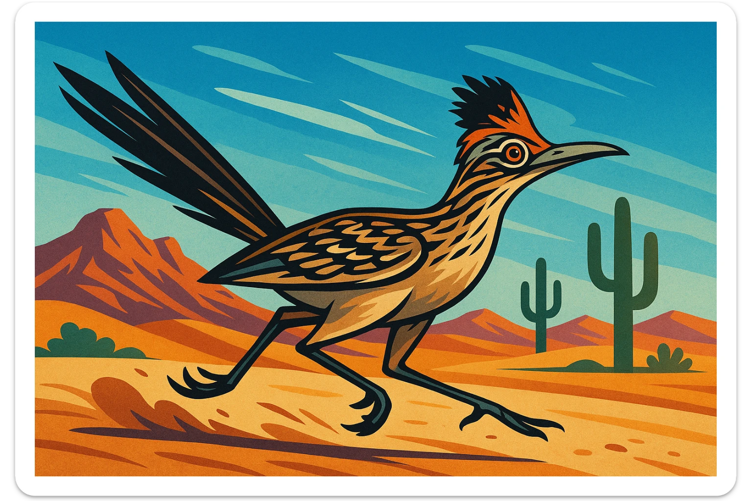Roadrunner sticker