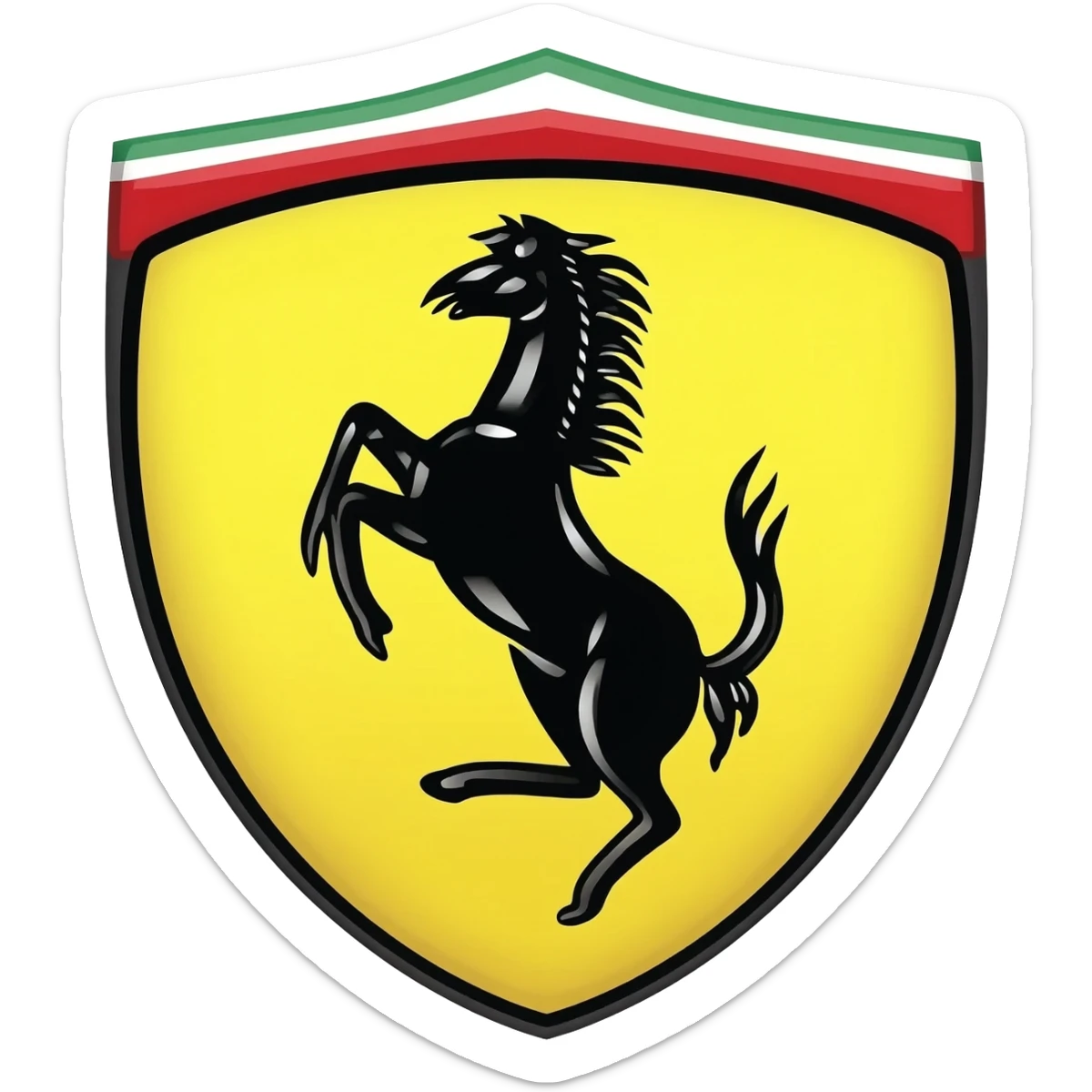 Ferrari logo sticker