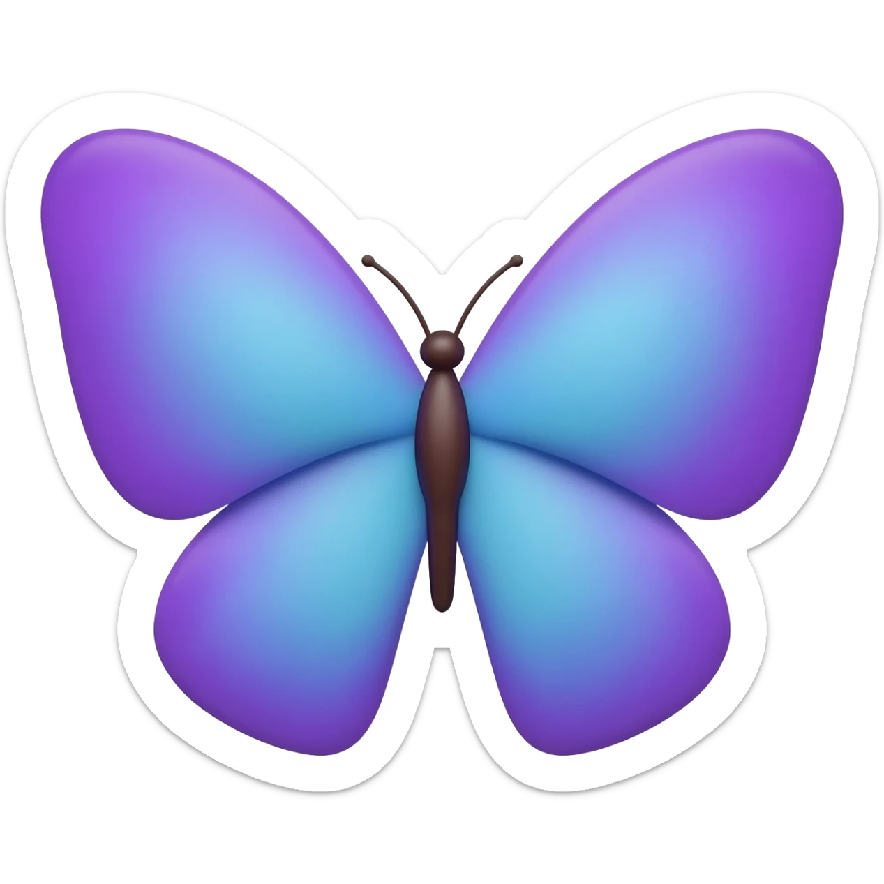 БАБОЧКА-СЕРДЦЕ sticker