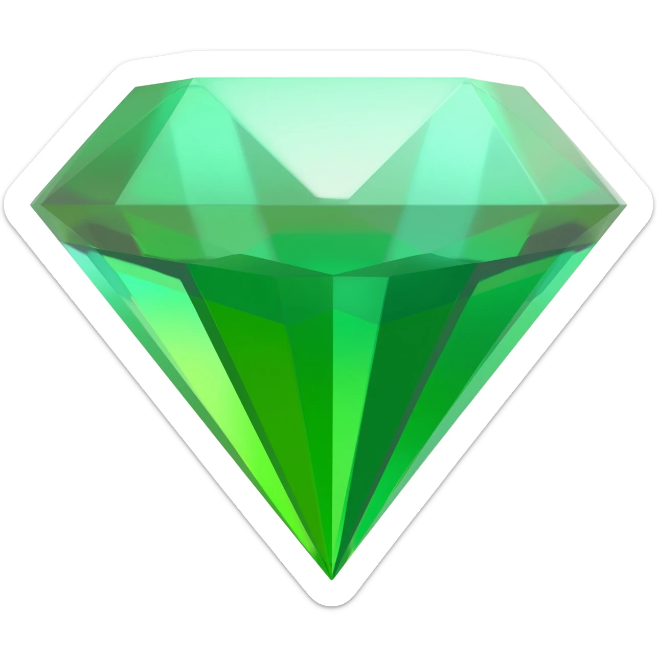 create the same emoji, but in green: 🔸 sticker