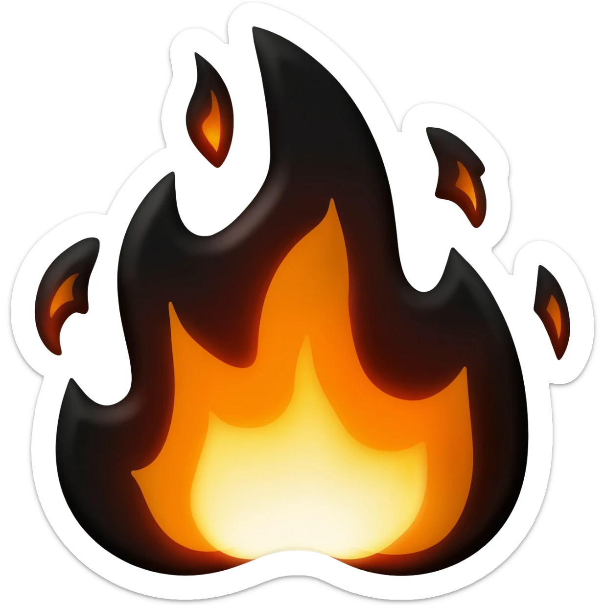 Black Flame sticker