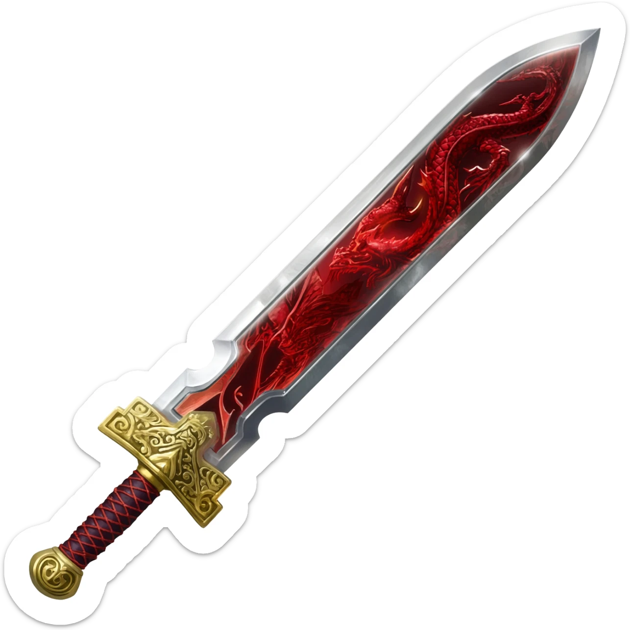 Dragon Slayer Sword sticker