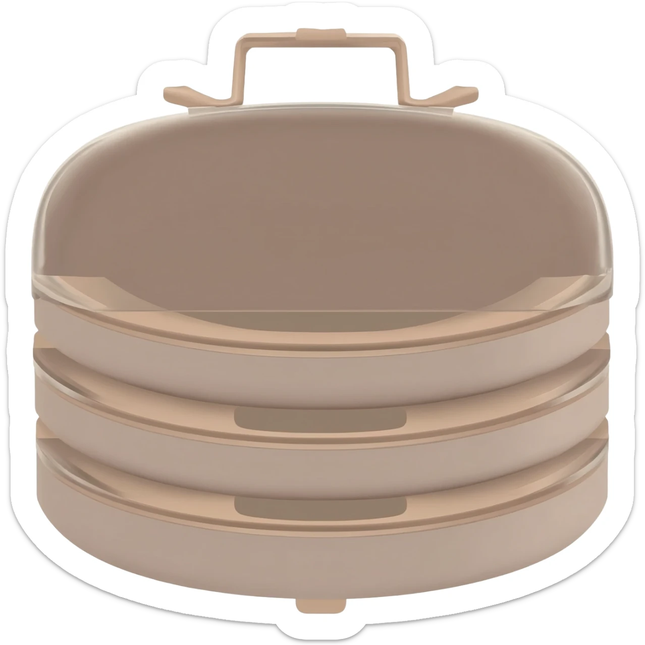 stackers taupe travel jewellery box sticker