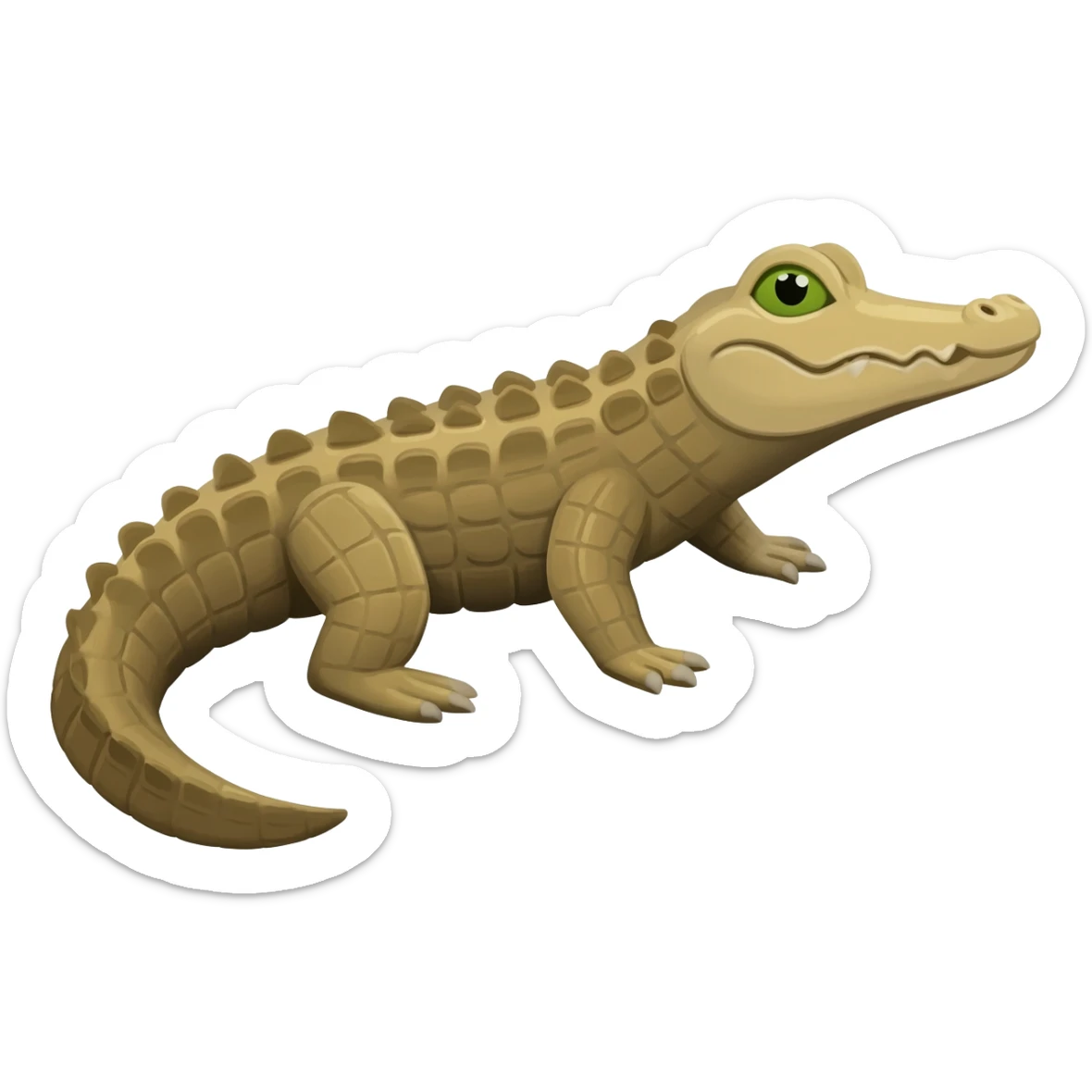 beige croc sticker