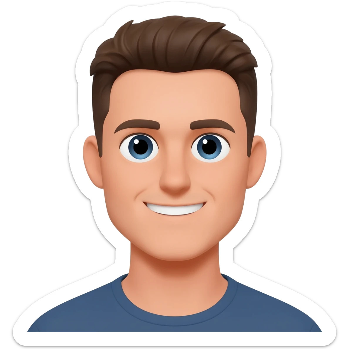 Male flirting emojie sticker