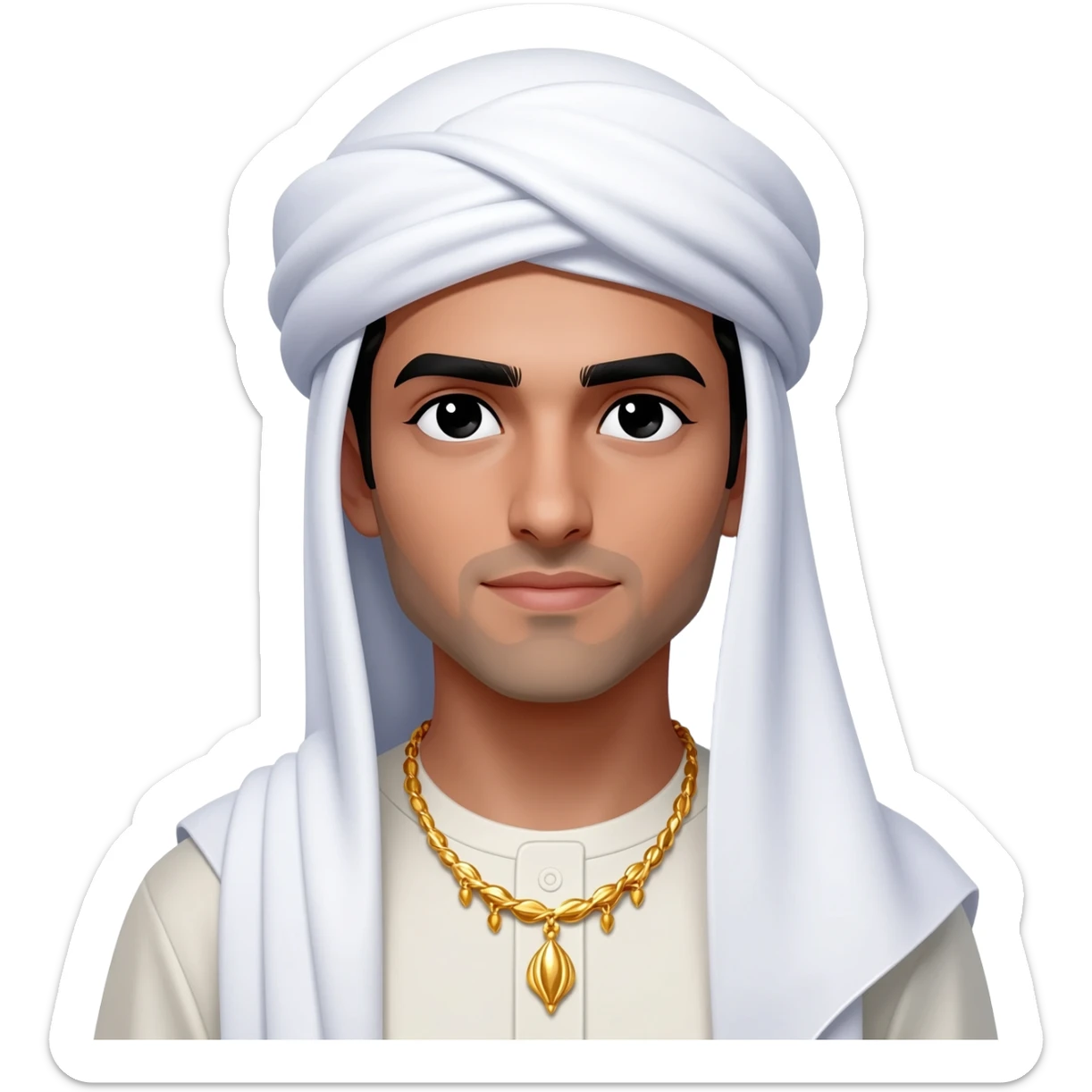 Young handsome sheikh sticker