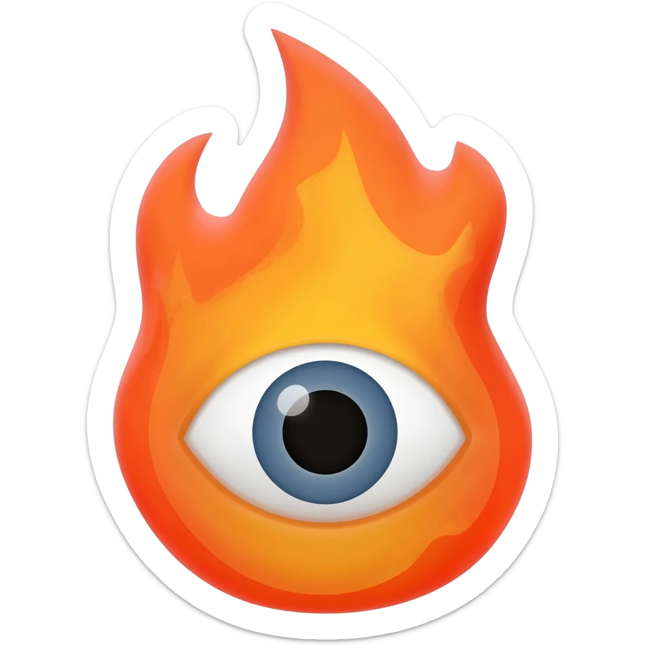 fire eye sticker