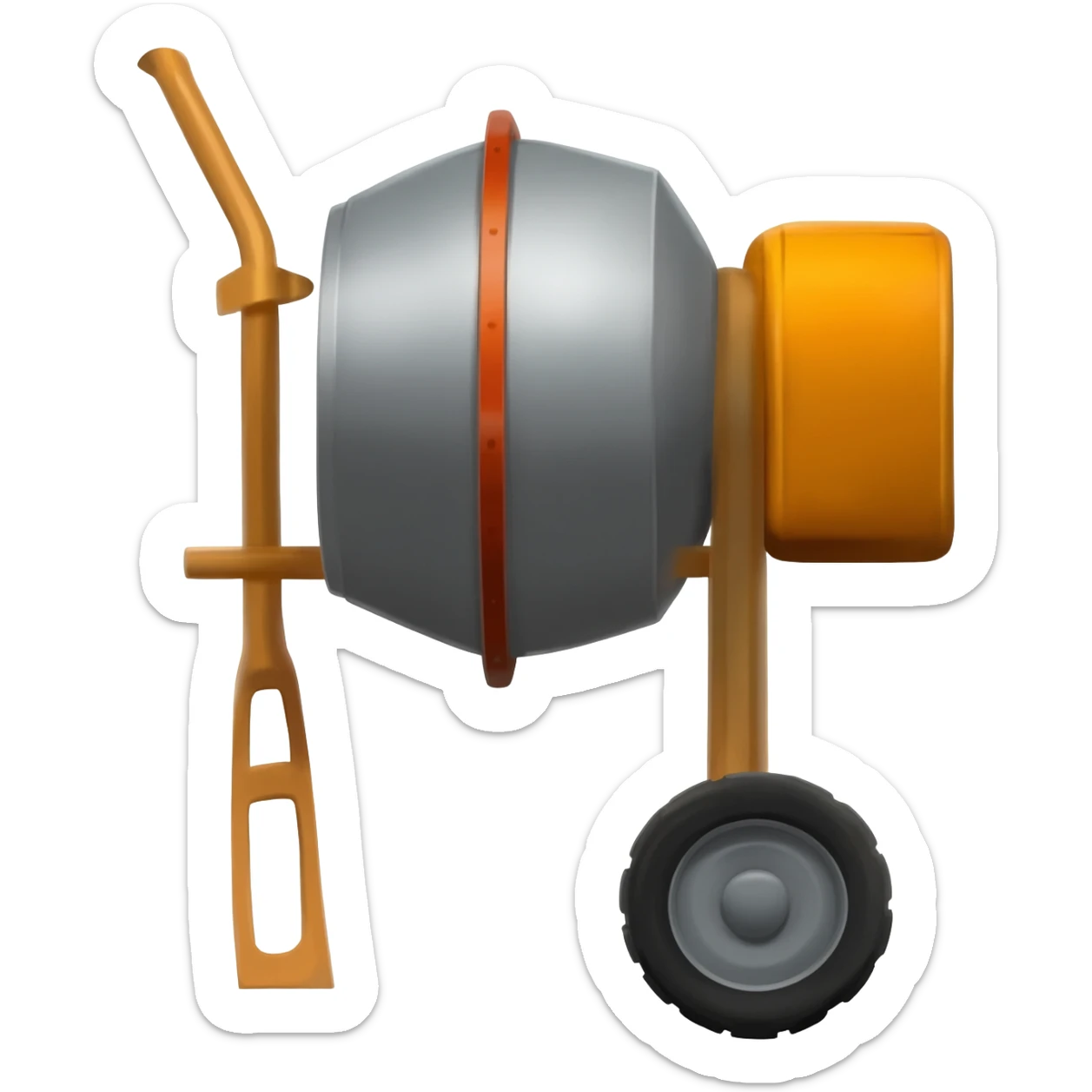 Harry Potter concrete mixer sticker