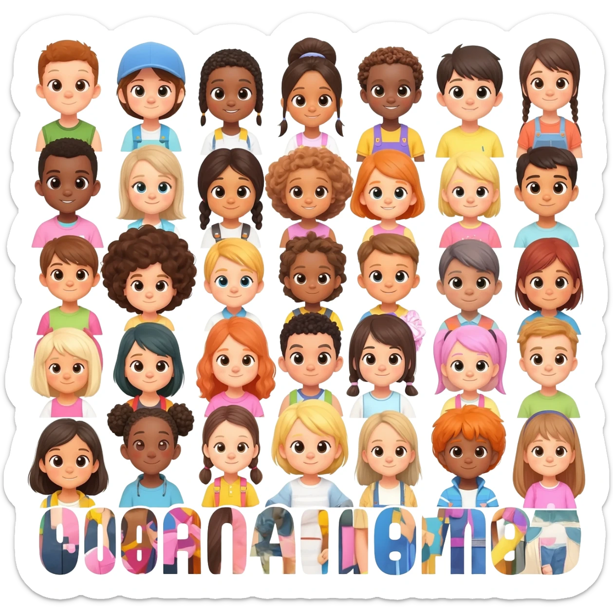 67 kid sticker