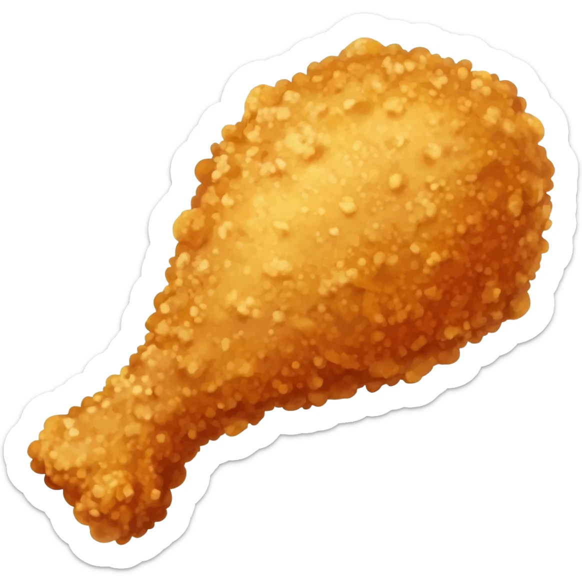 fried chicken leg sticker