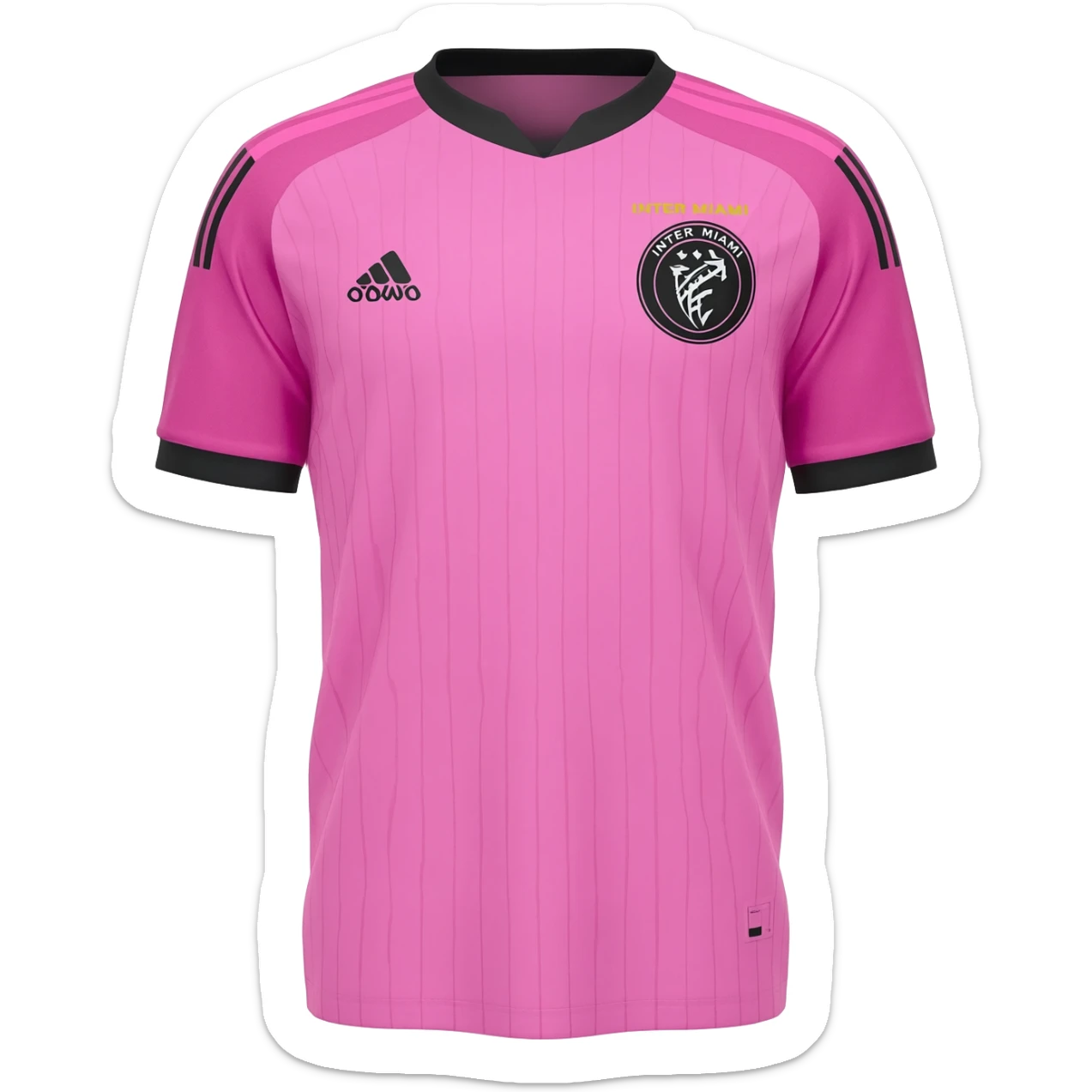 Pink Inter Miami football shirt sticker