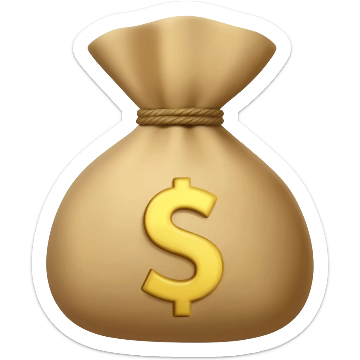 money bag sticker