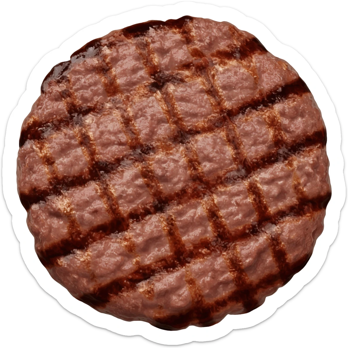 steaks for burger sticker