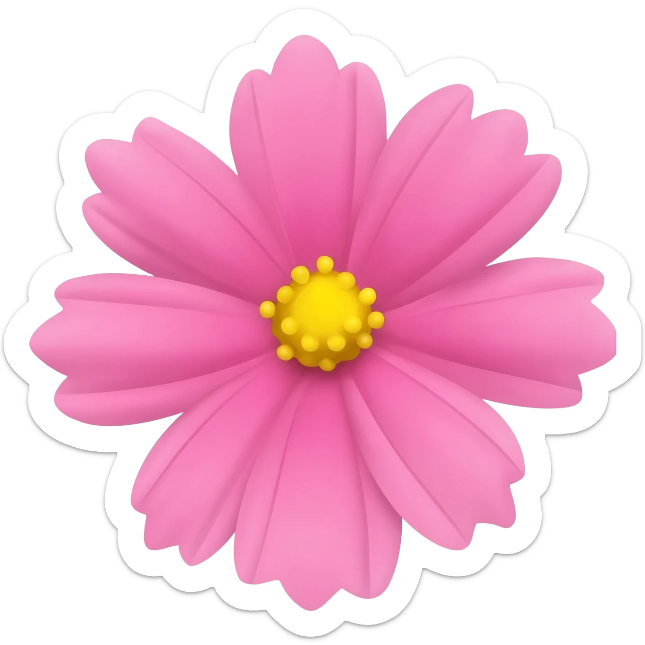 Flower (pink) sticker