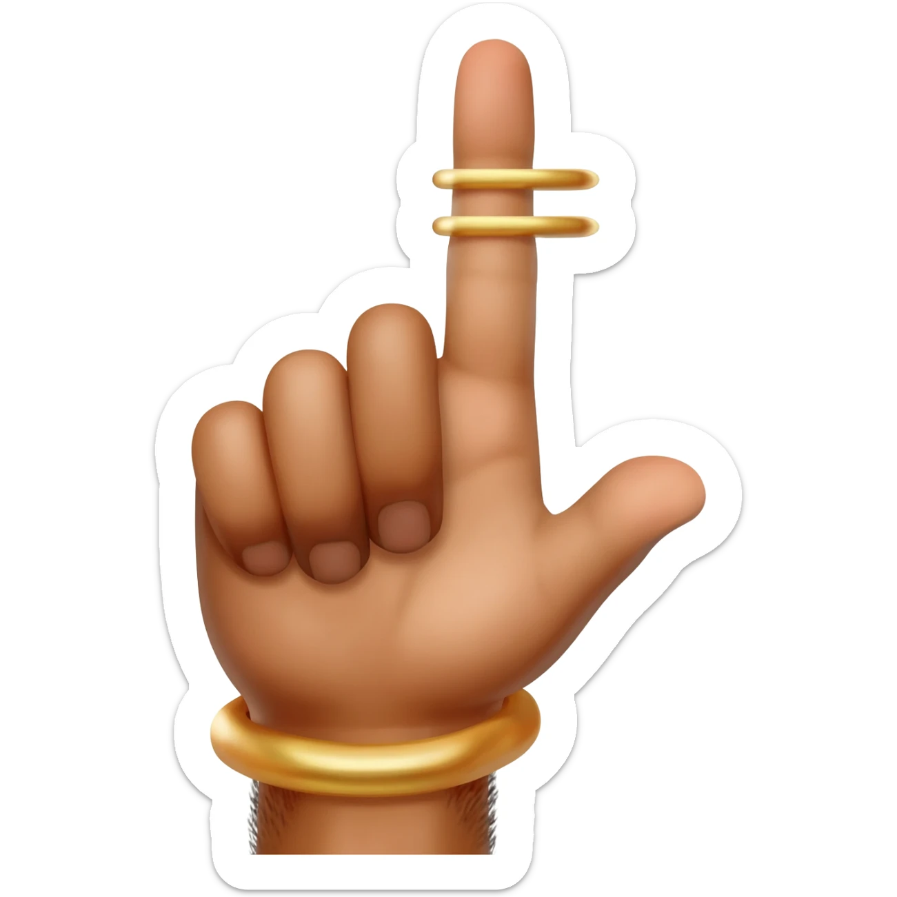 Krishna Sudharshan checkra on finger sticker