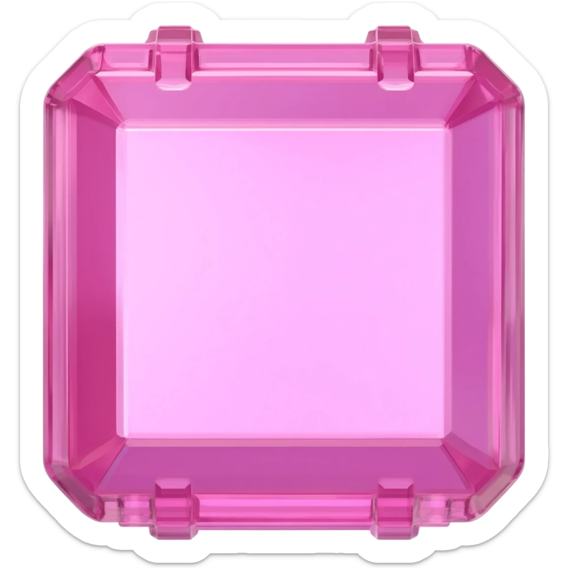make a ammo box/case but with ruby transparent texture textures sticker