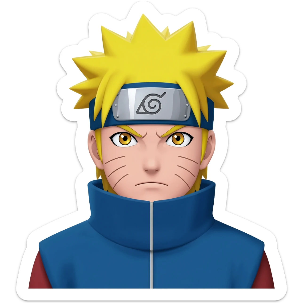 Cree un emoji naruto blue emoji sticker