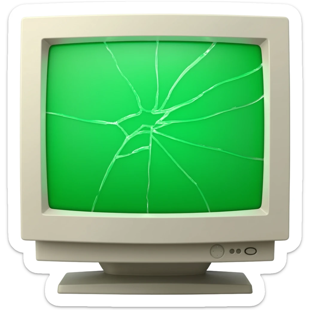 COMPUTER SCREEN (OLD ONE) sticker