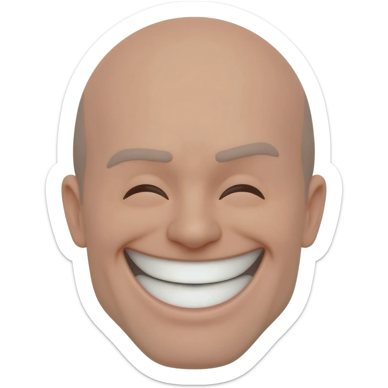 in hillarious in funny position sticker