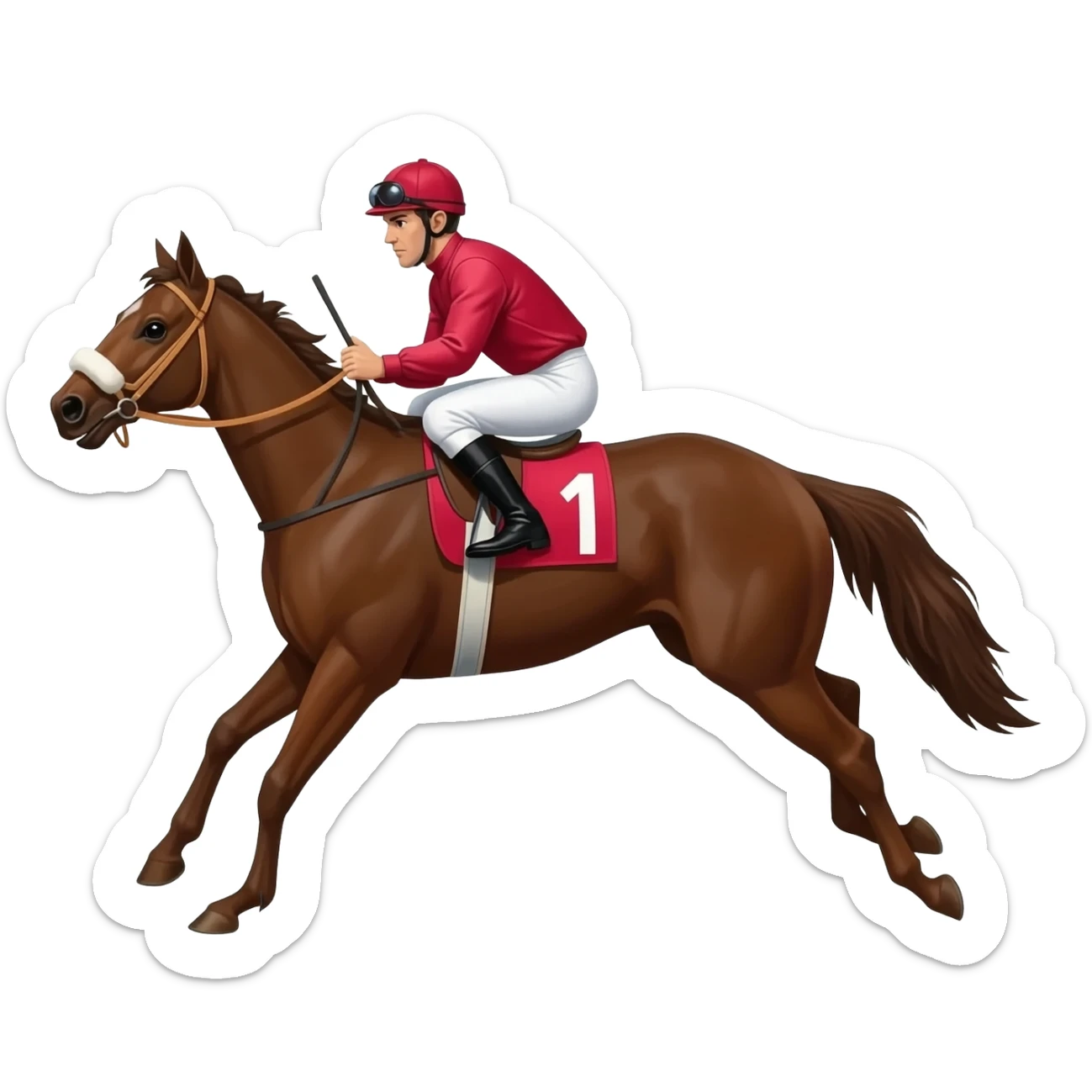 horse racing sticker