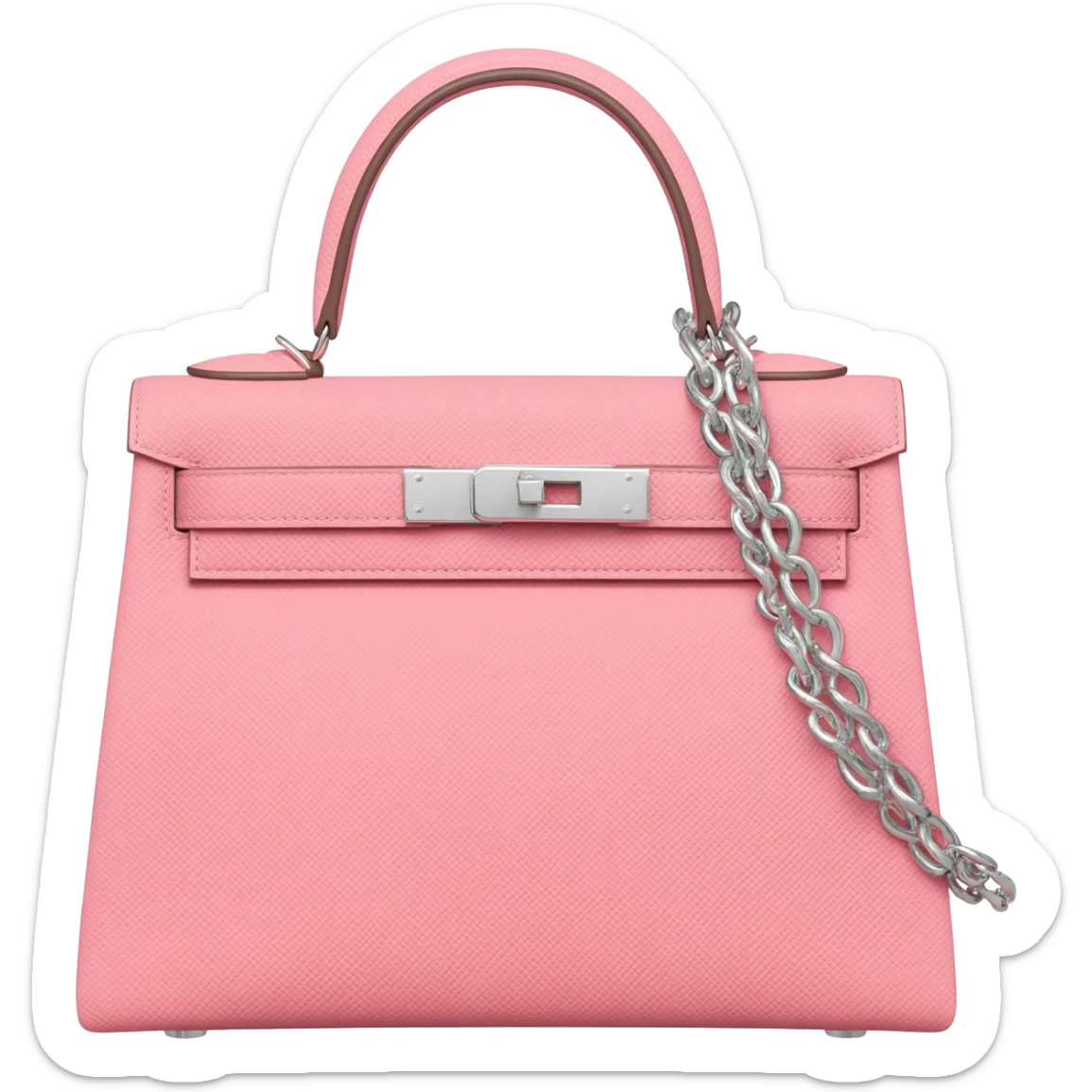 matte pink hermes kelly bag sticker