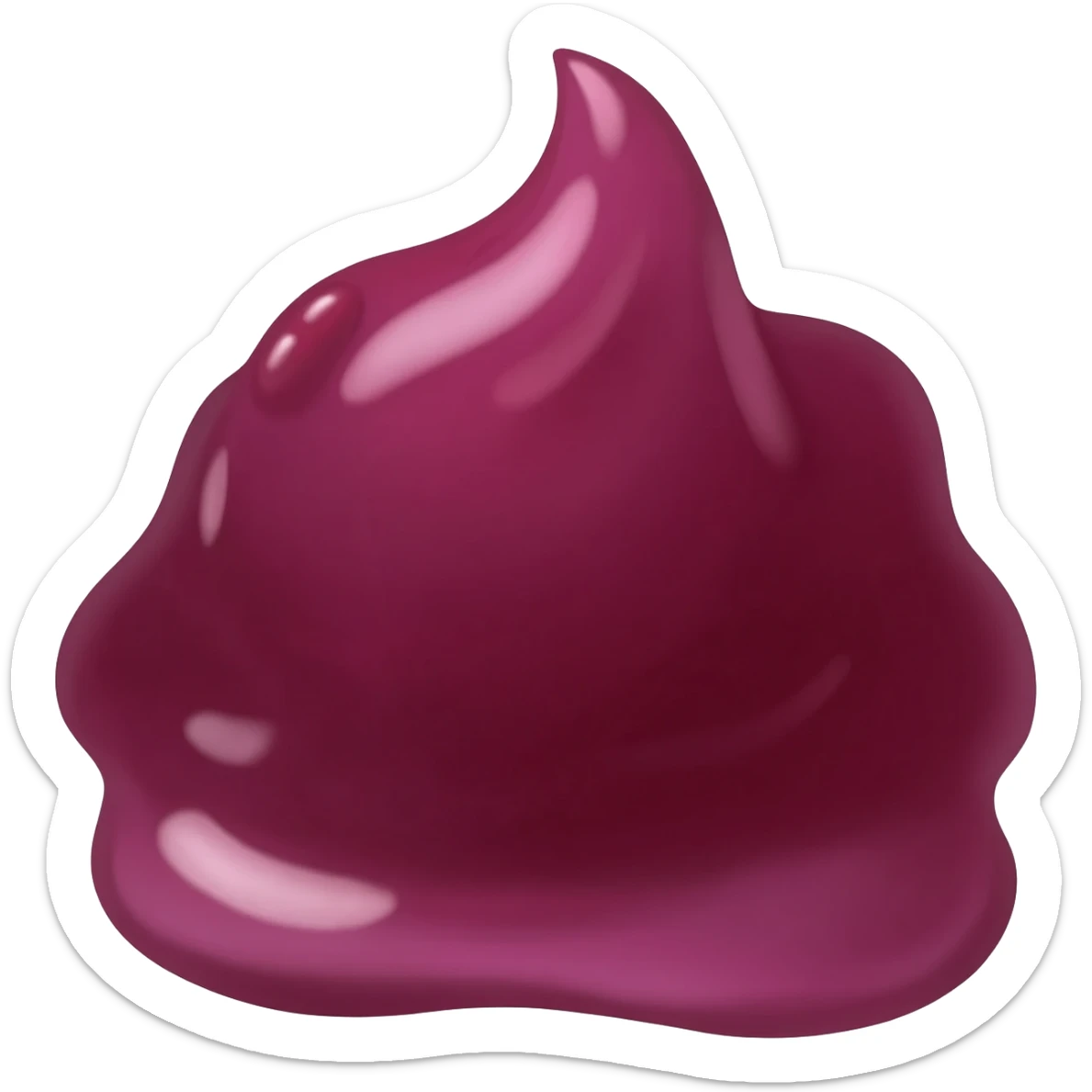 Blackberry jam sticker