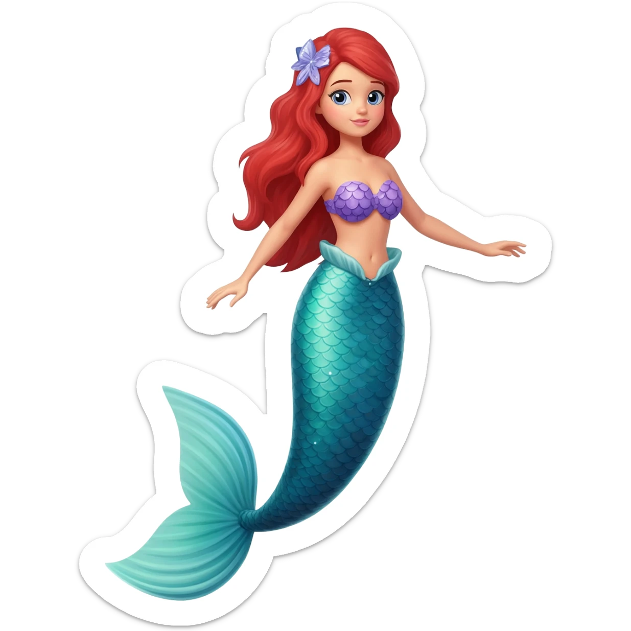mermaid sticker