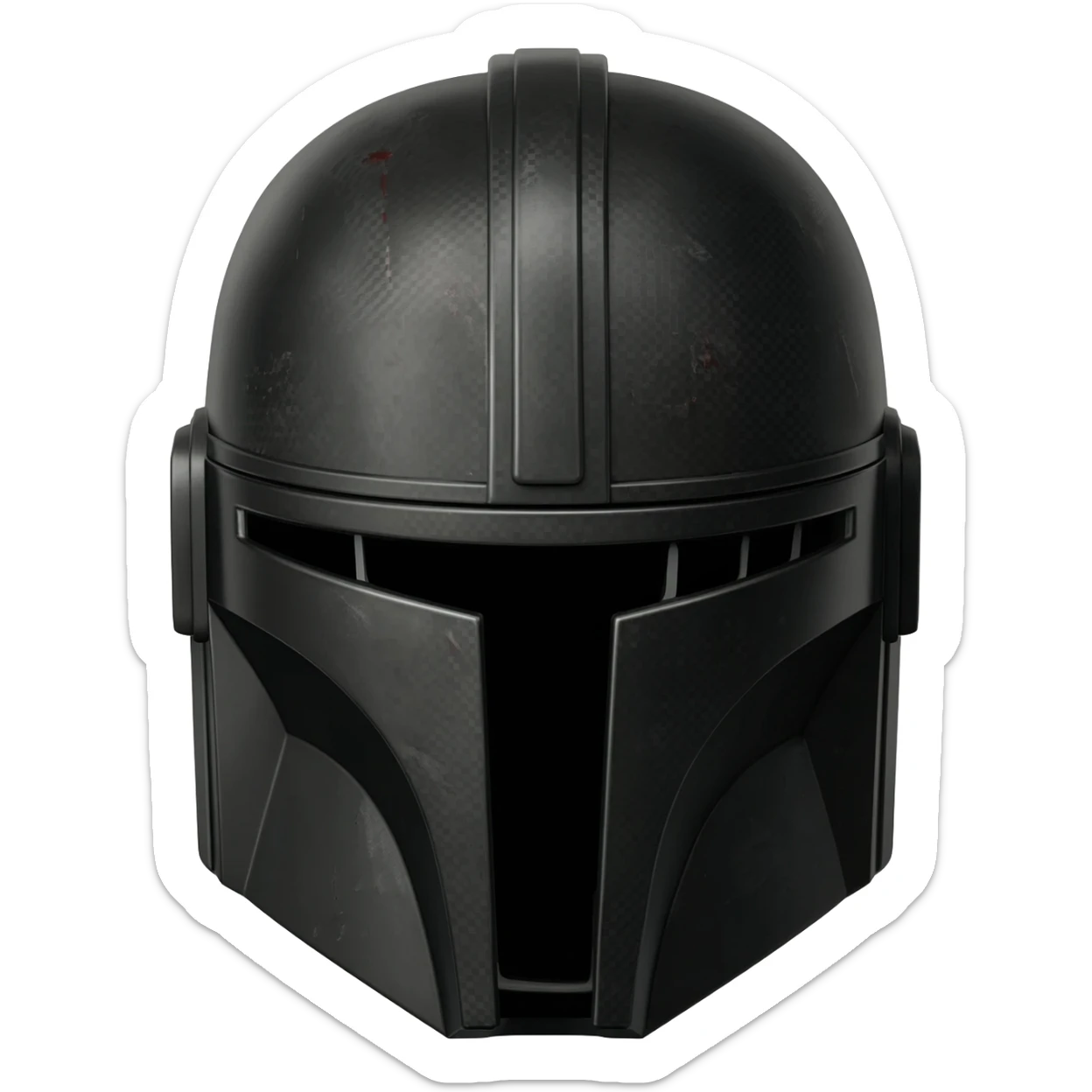 mandalorian helmet sticker