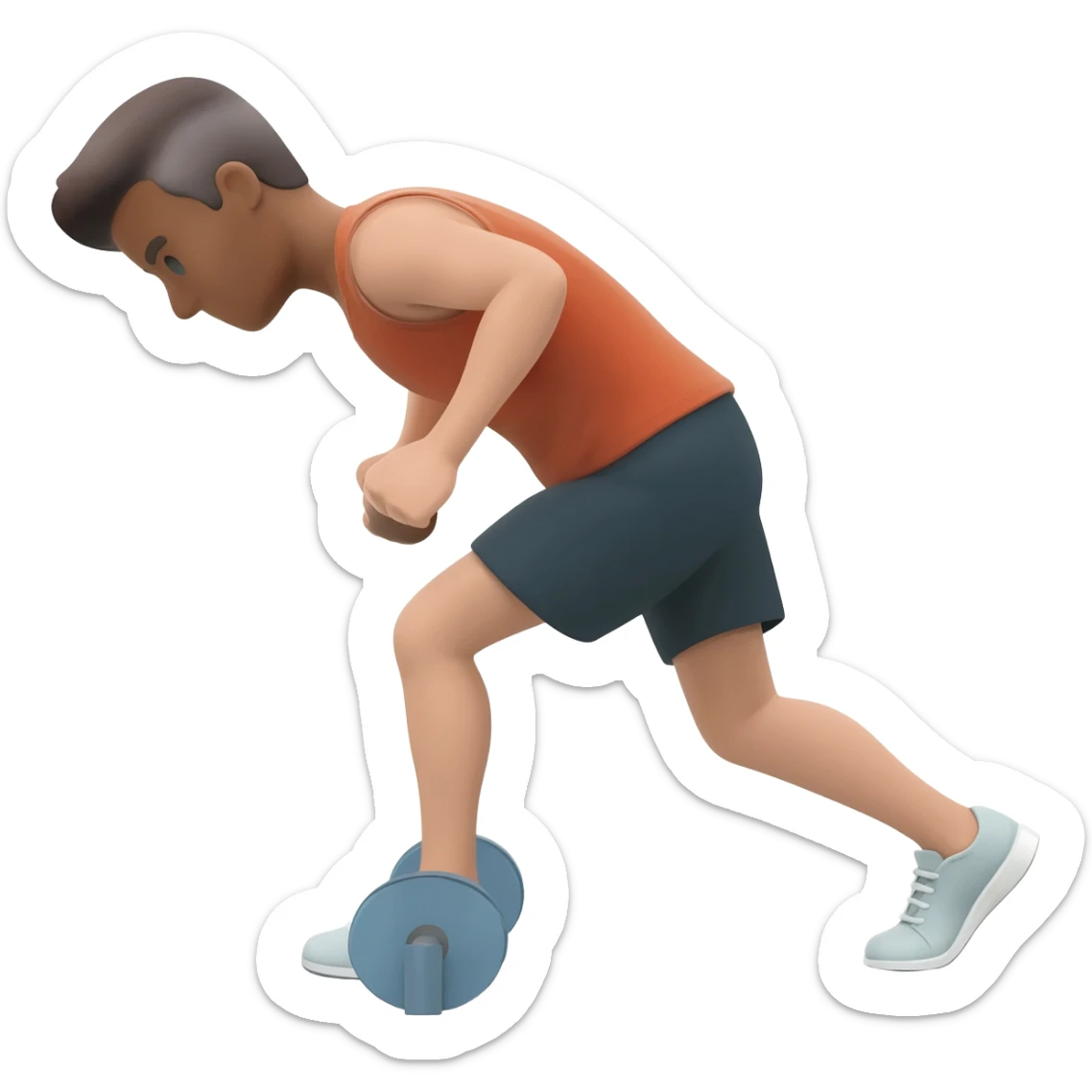 working out sticker