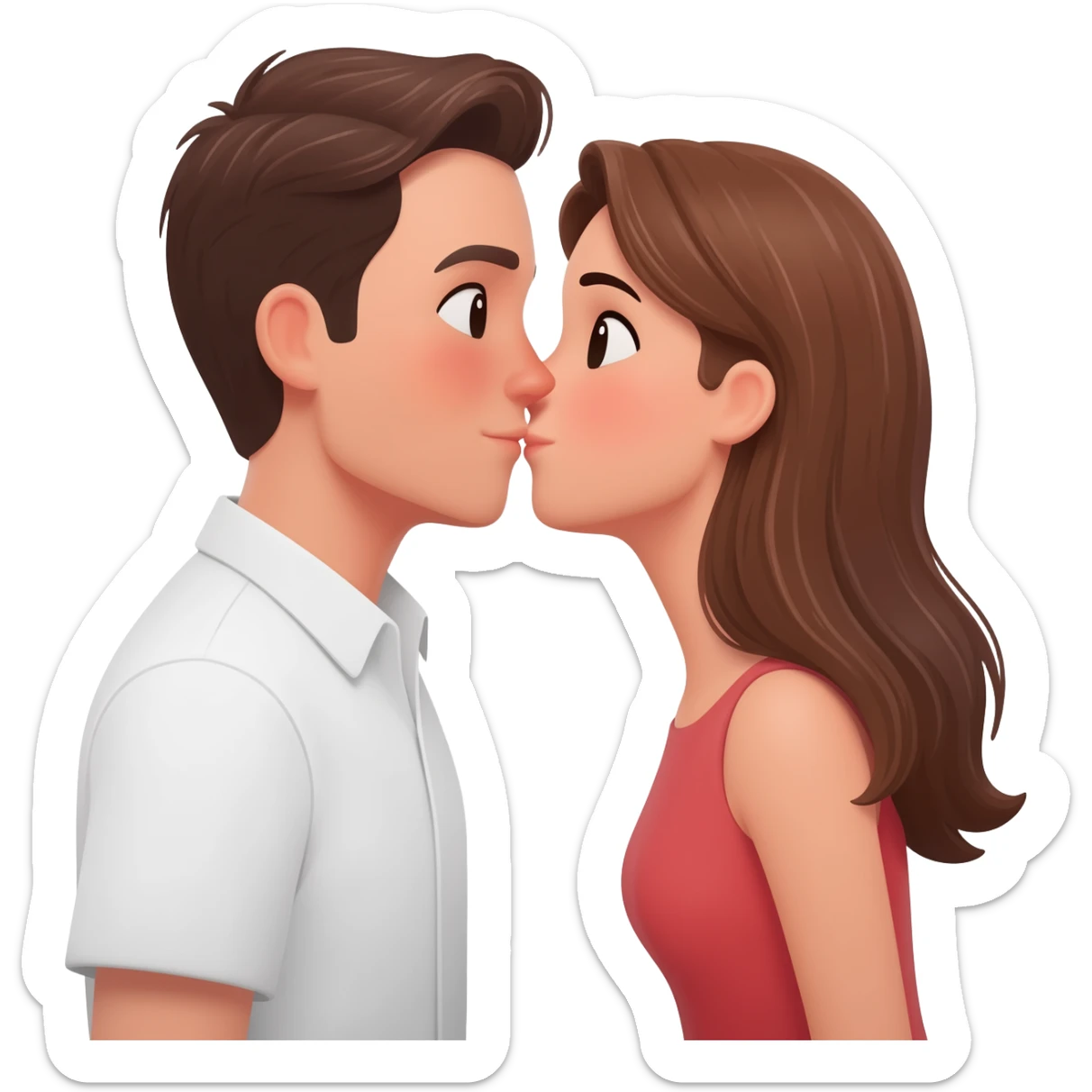 Kisses sticker