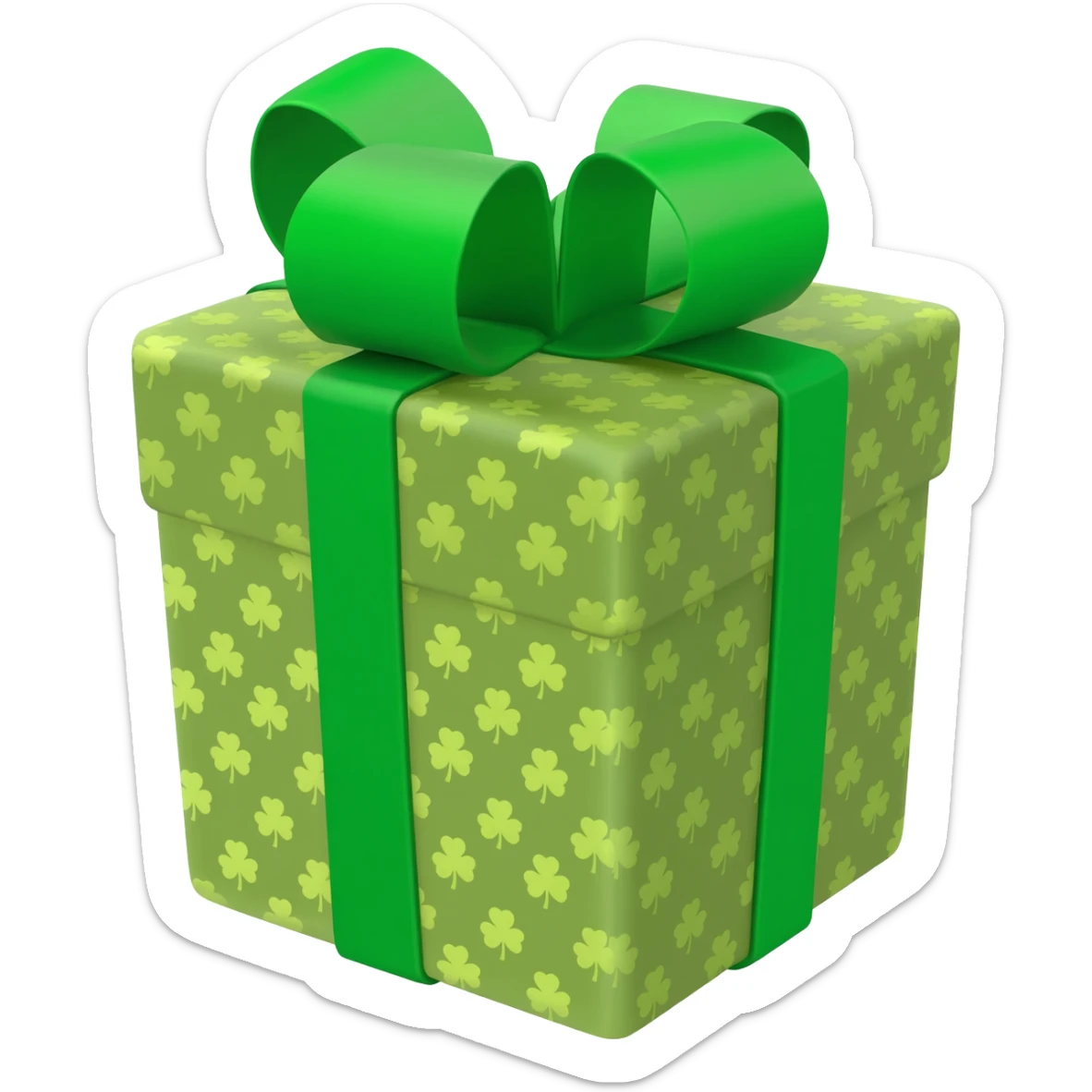 clover present sticker