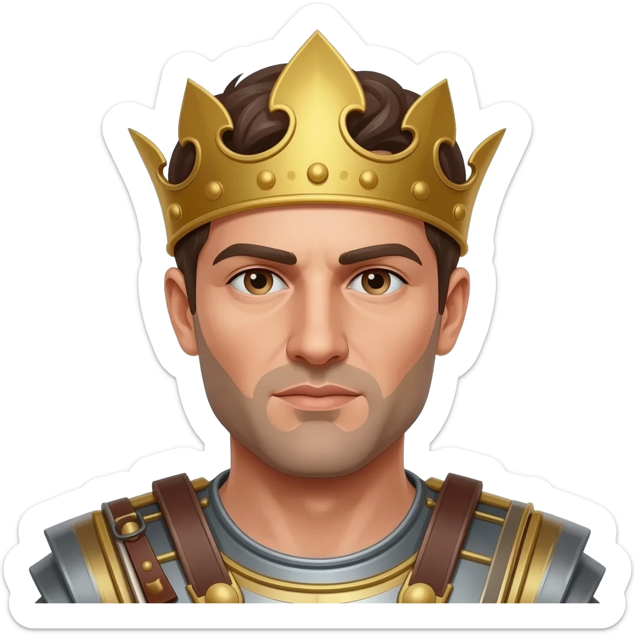 Alexander great with crown sticker