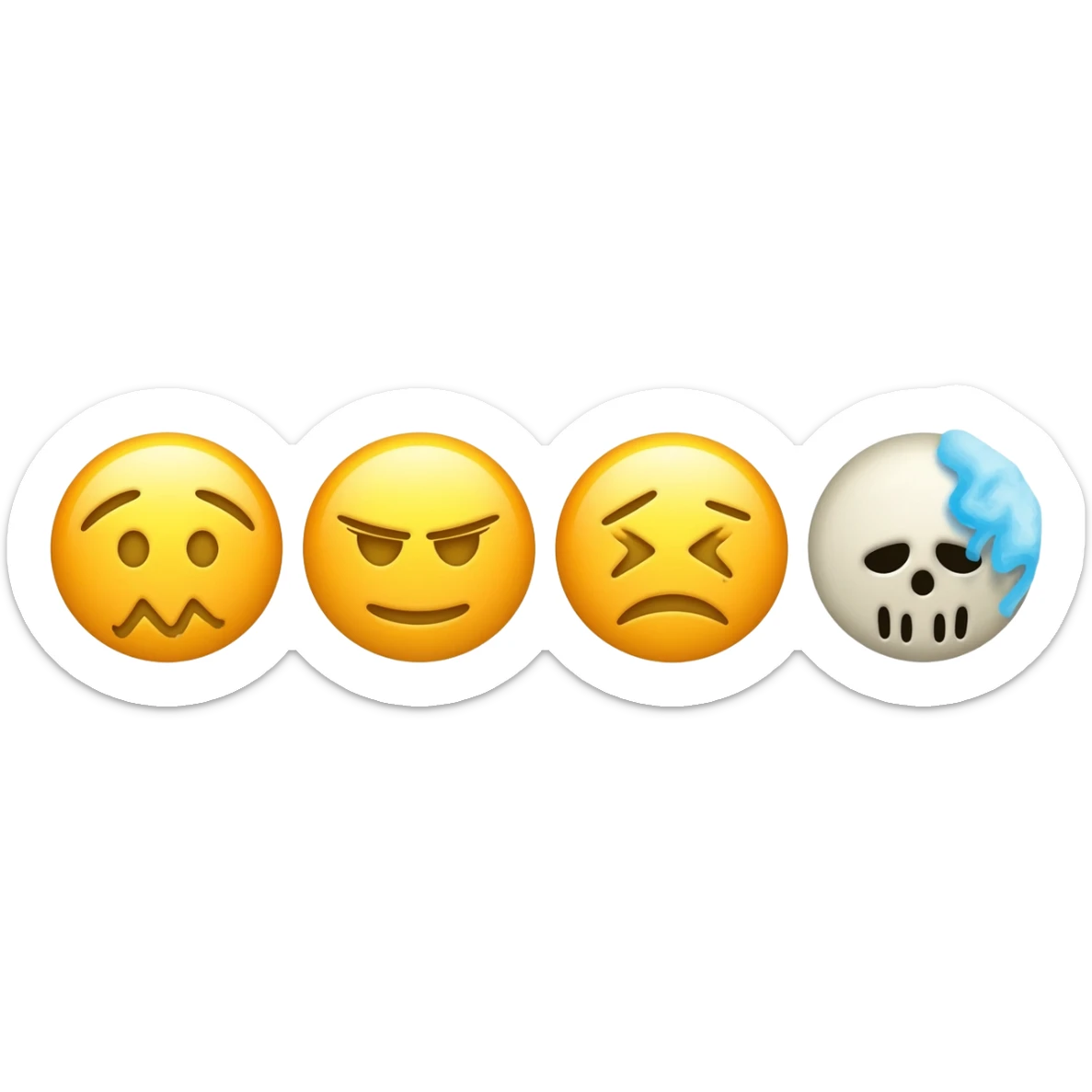 Emojis👿🥶☠️ sticker