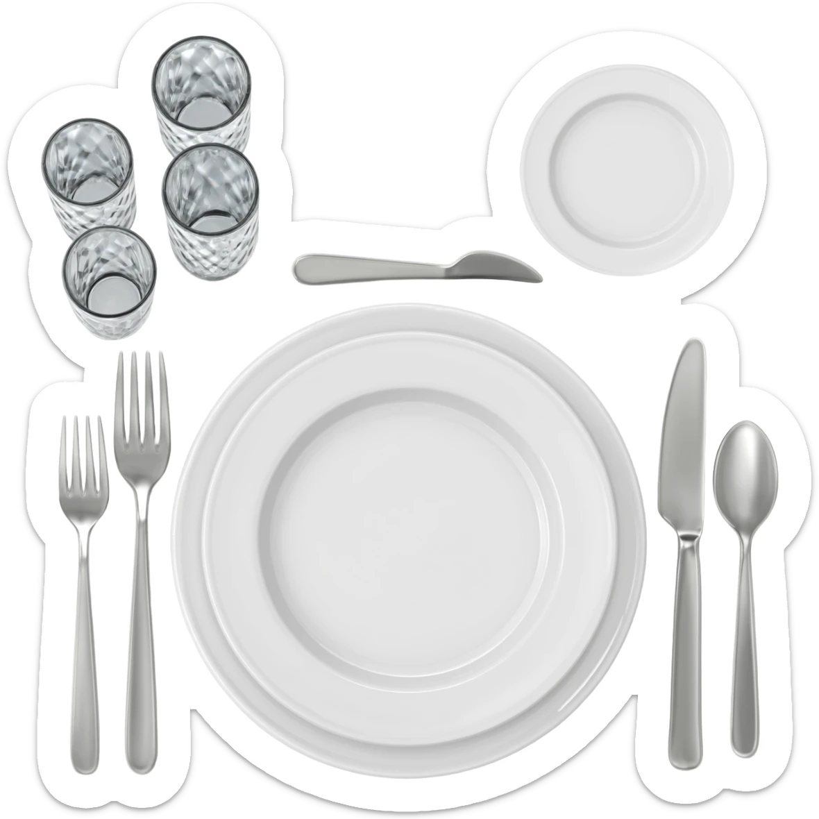 Dinner Set sticker
