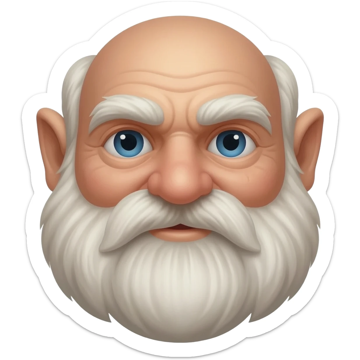 Old Warrior gnome emoji sticker