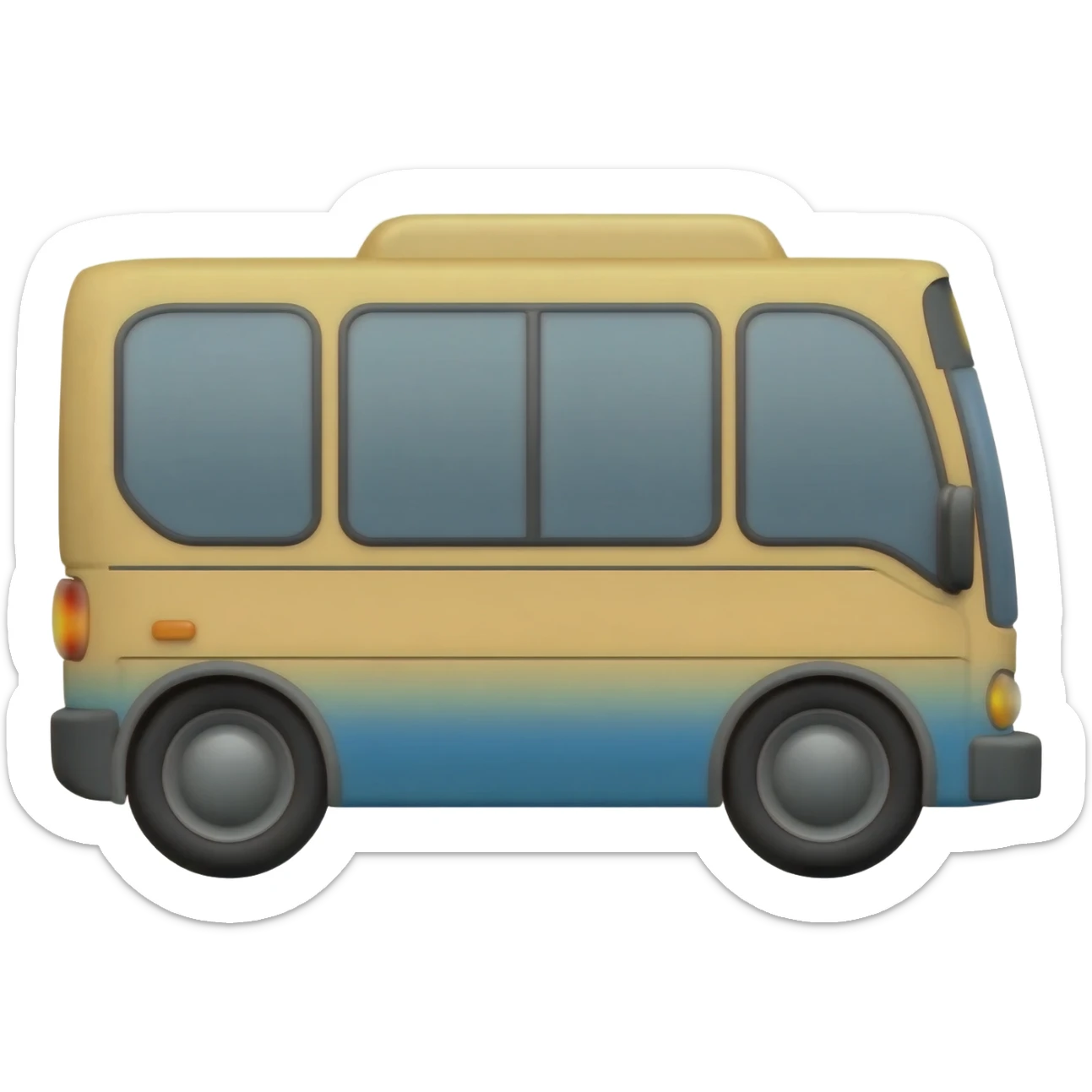 static information bus sticker