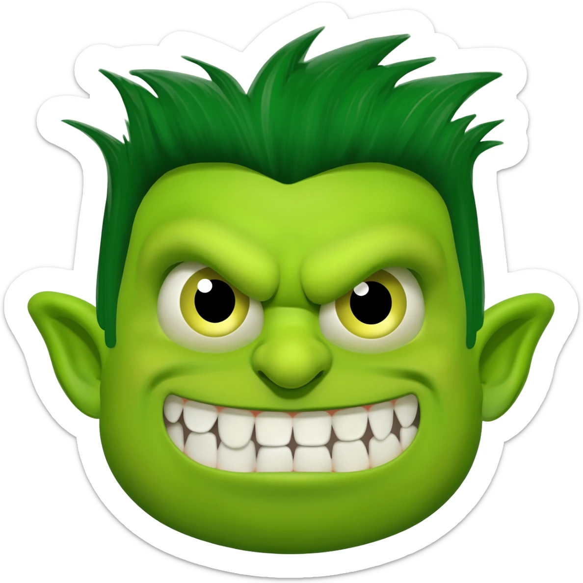 Troll face sticker
