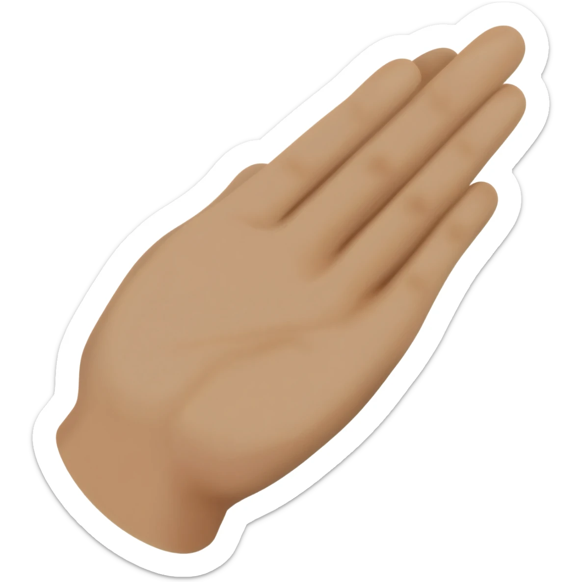 Burmese 3 fingers salute sticker