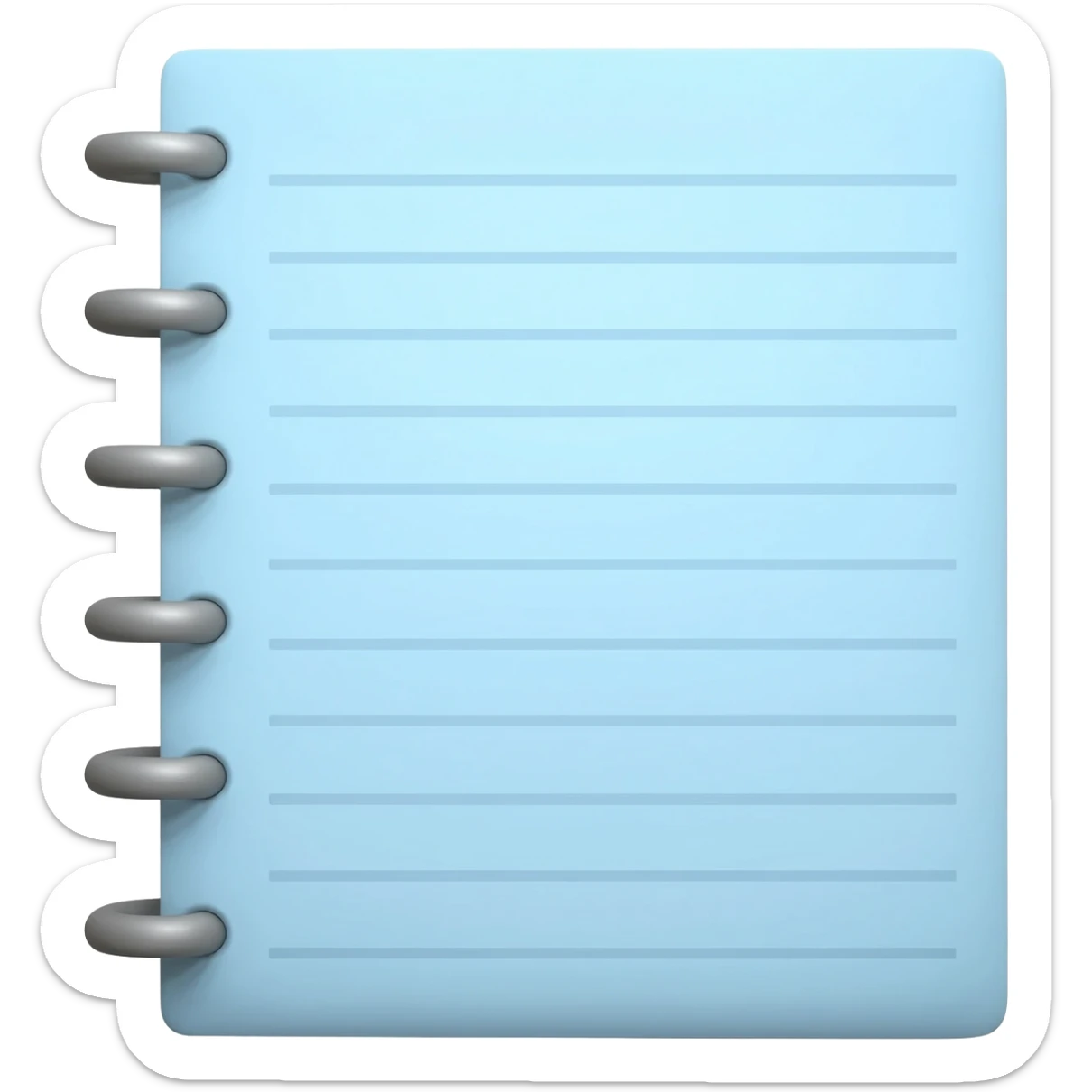 blue planner sticker