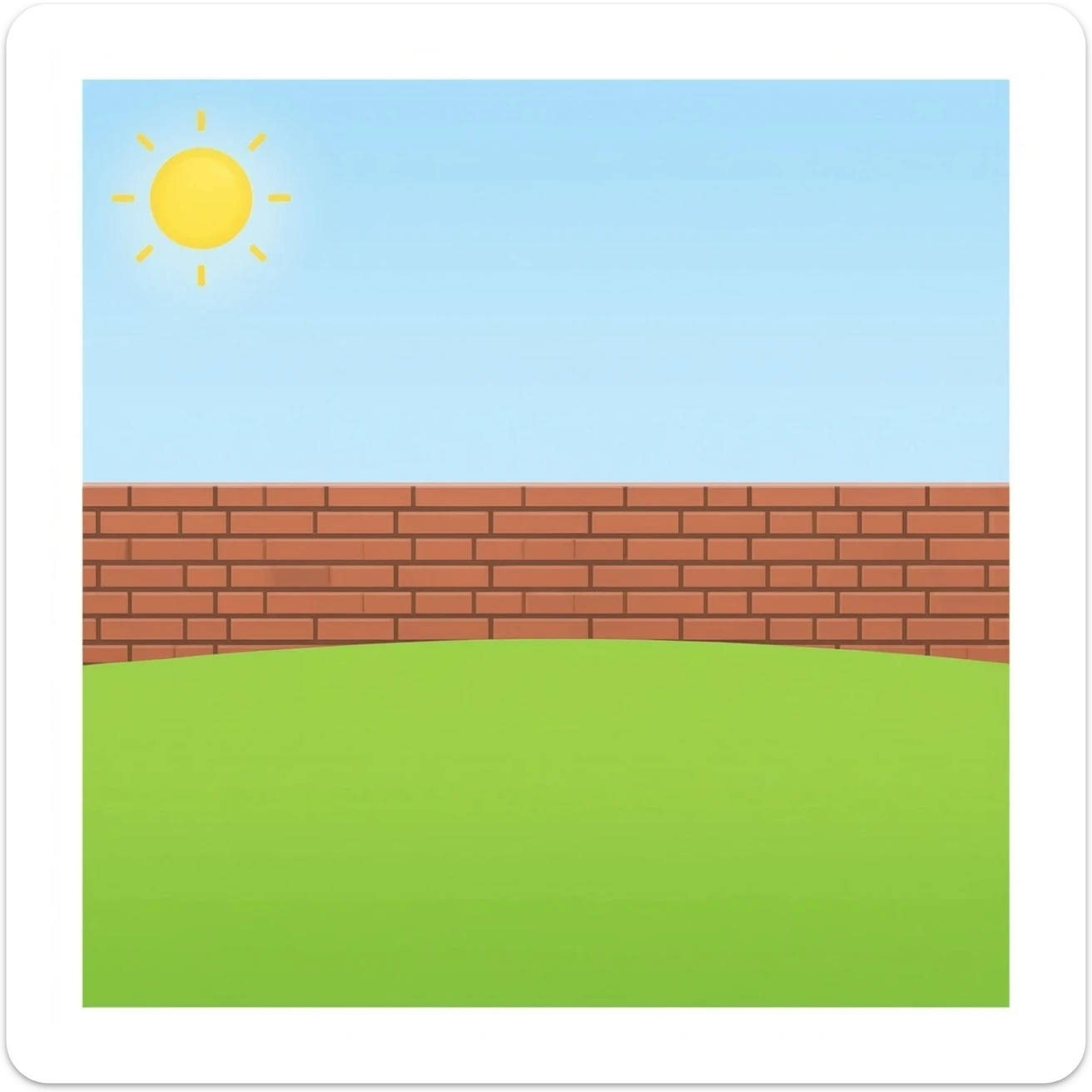 brick wall sticker